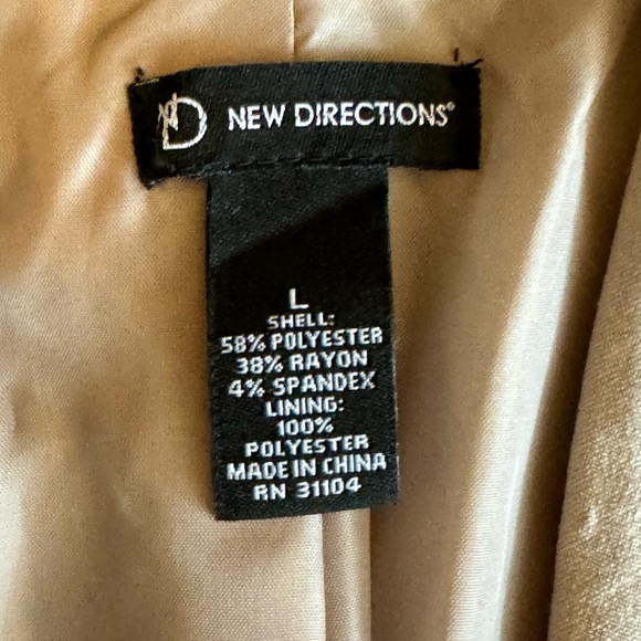 Tan New Directions Blazer - Picture 8 of 9